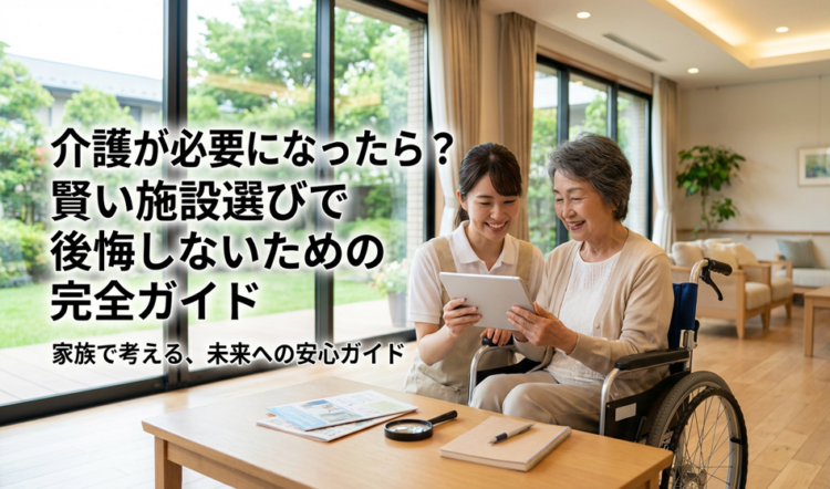 介護が必要になったら?賢い施設選びで後悔しないための完全ガイド