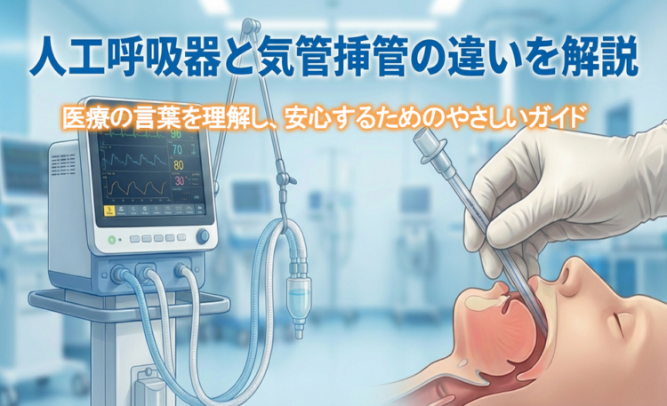 人工呼吸器と気管挿管の違いを解説｜処置内容と注意点をやさしく整理