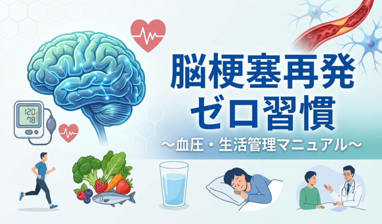 【脳梗塞】再発ゼロ習慣 ~血圧・生活管理マニュアル~
