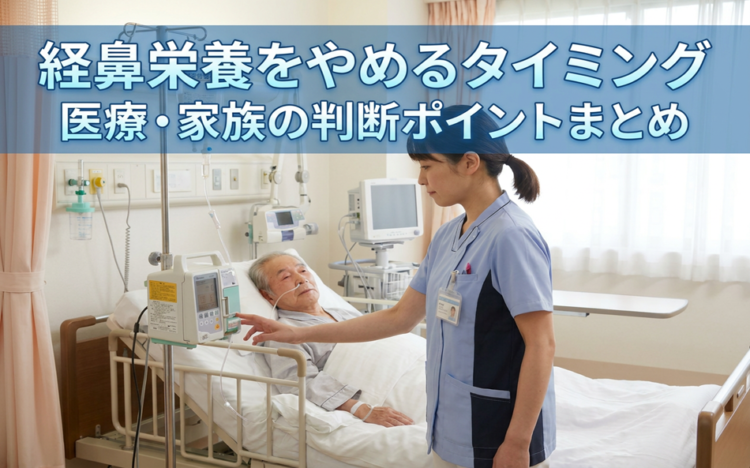 経鼻栄養をやめるタイミング|医療・家族の判断ポイントまとめ