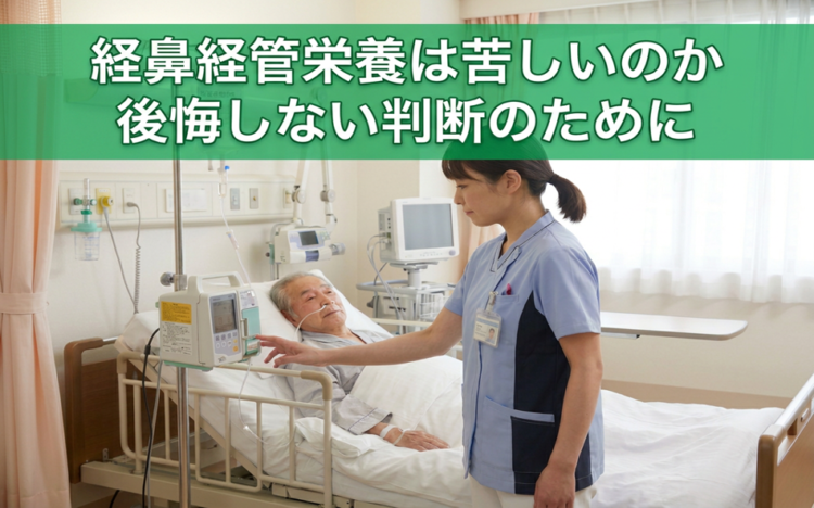 経鼻経管栄養は苦しいのか|後悔しない判断のために
