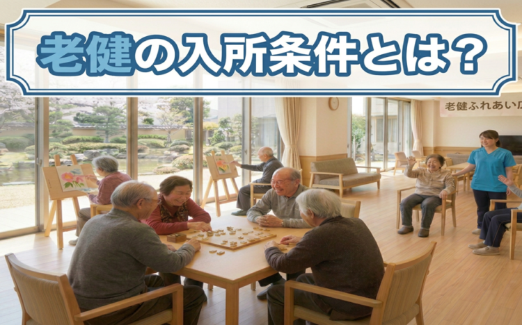 老健の入所条件とは？対象者・要介護度・入所の流れをわかりやすく解説